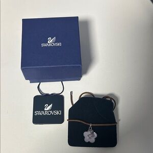 Swarovski Purple Flower Necklace